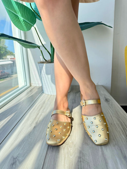 Olympia gold - Stela The Shoetique