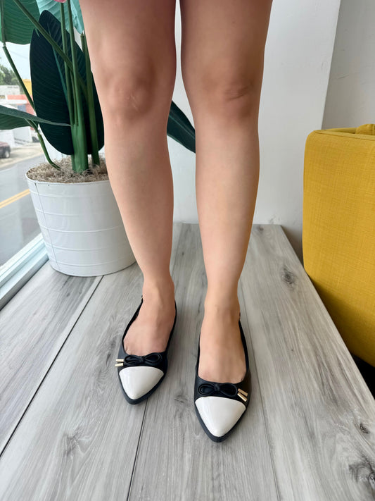 Pietri black white - Stela The Shoetique