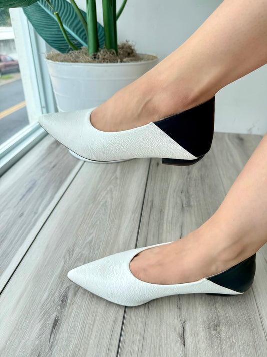 Azura blk/white - Stela The Shoetique
