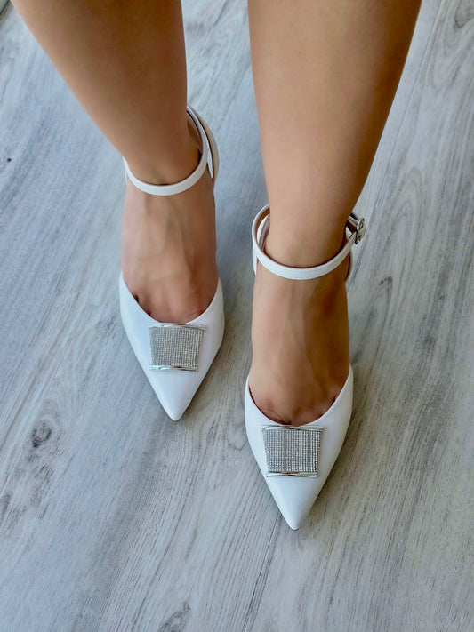 Cheryl White 6,8,9,10 - Stela The Shoetique