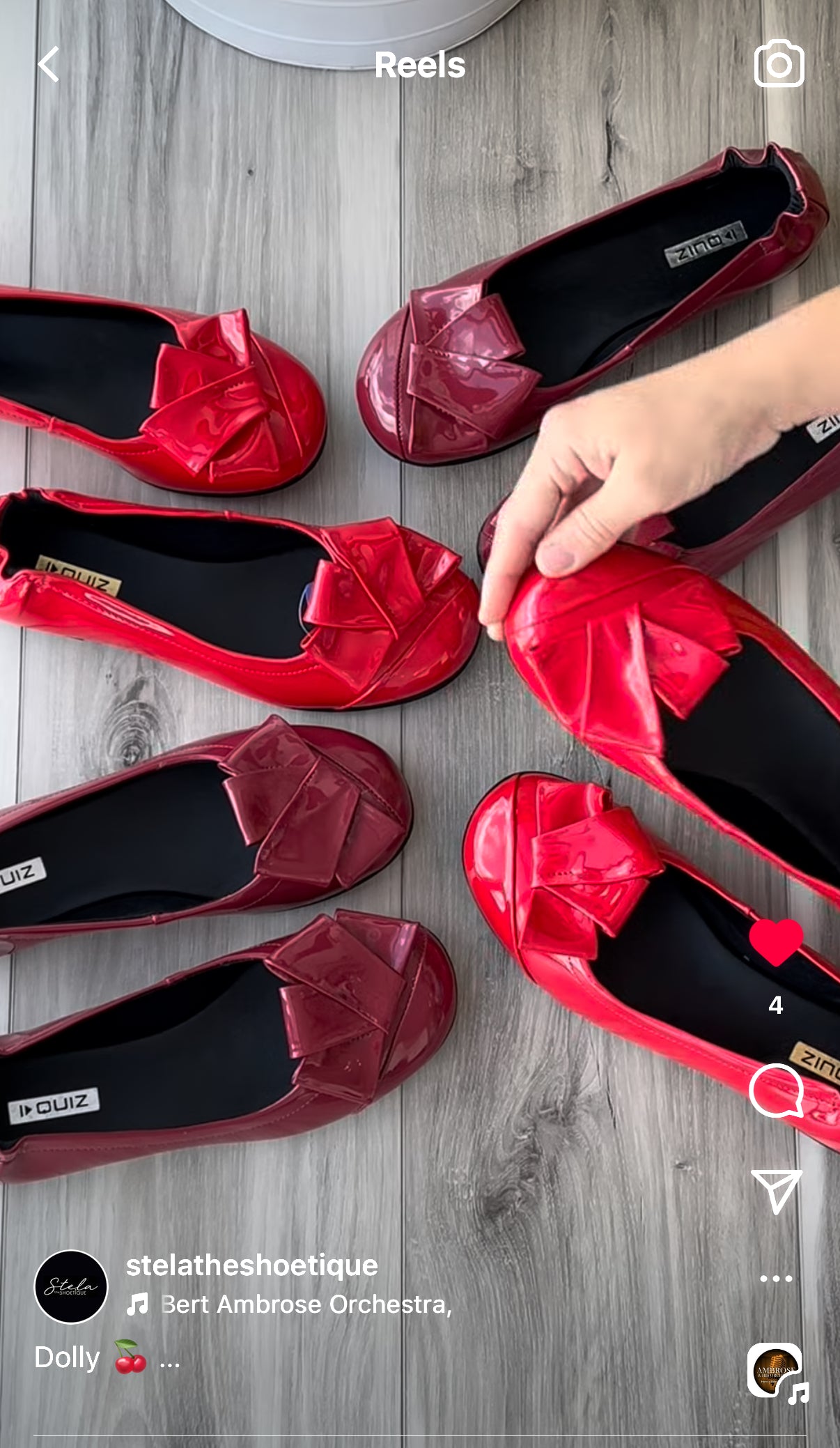 Dolly red 5,7 - Stela The Shoetique