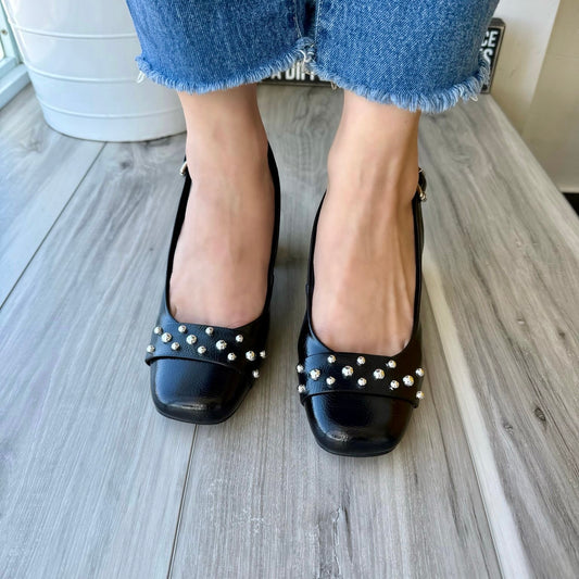 Lupi black heel - Stela The Shoetique