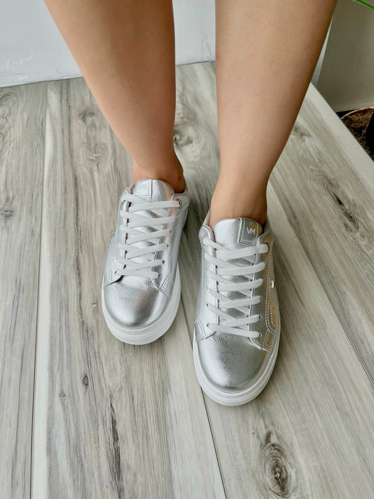 Saba silver sneaker 6,7 - Stela The Shoetique