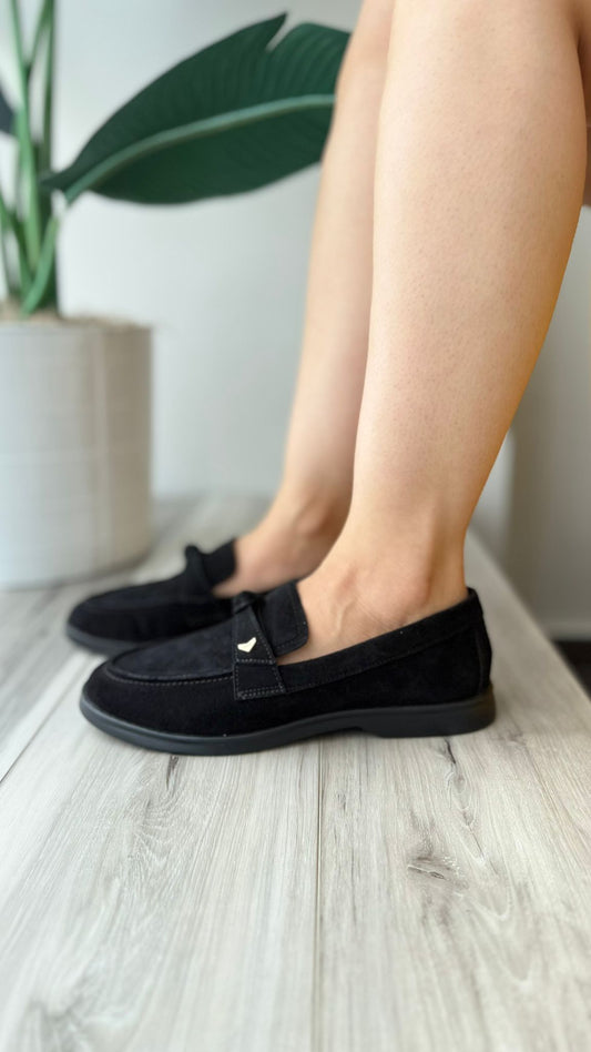 Freya black topsider