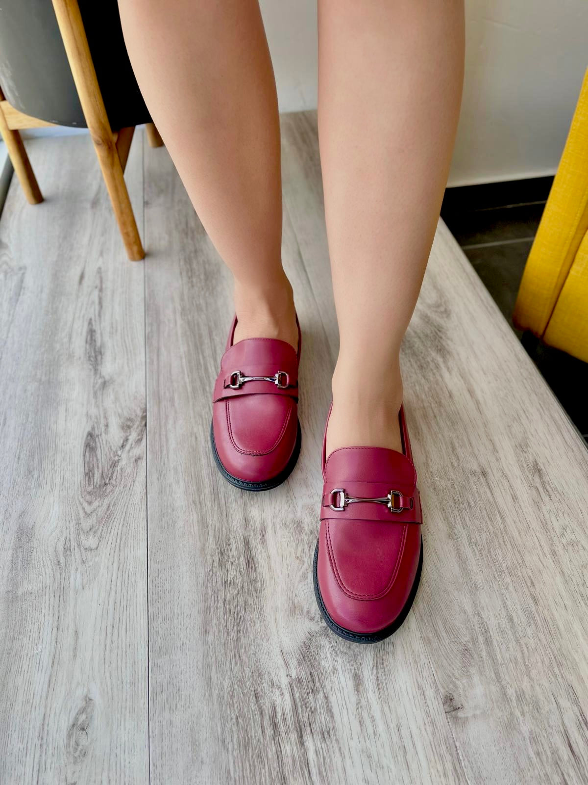 Ledi wine loafer 7,10 - Stela The Shoetique