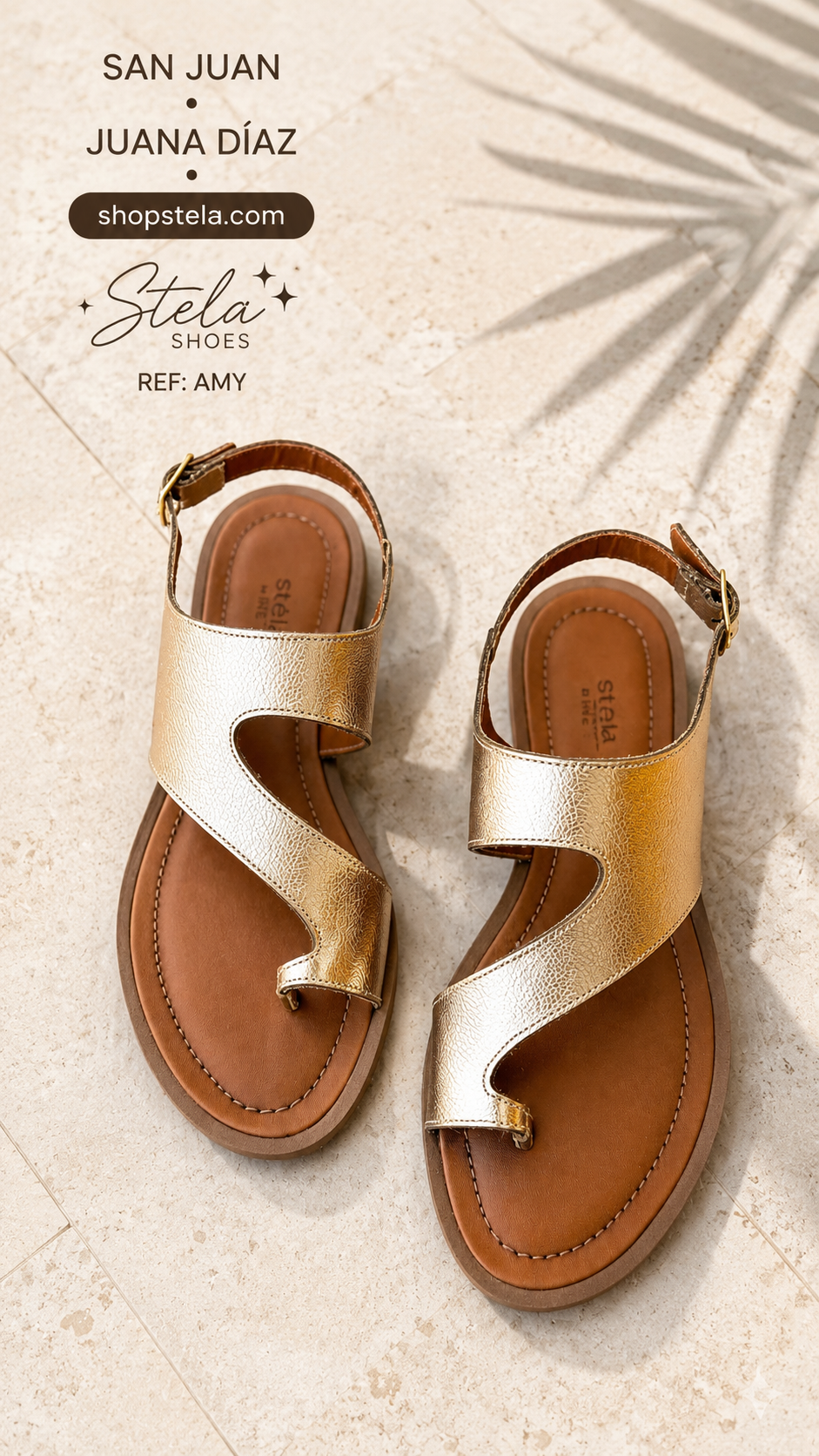 Amy gold flat