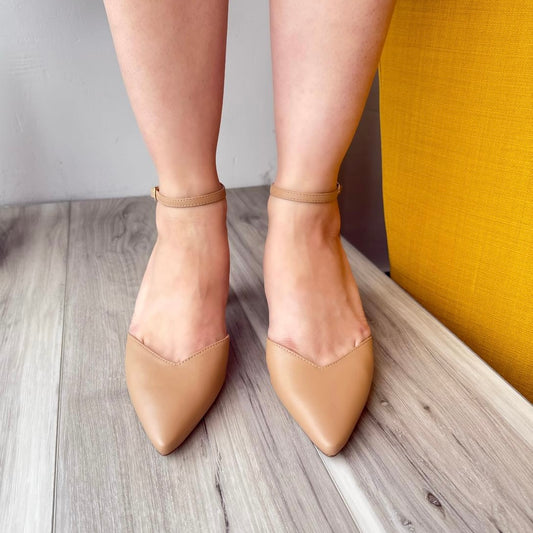 Fela beige heel 7,8 - Stela The Shoetique
