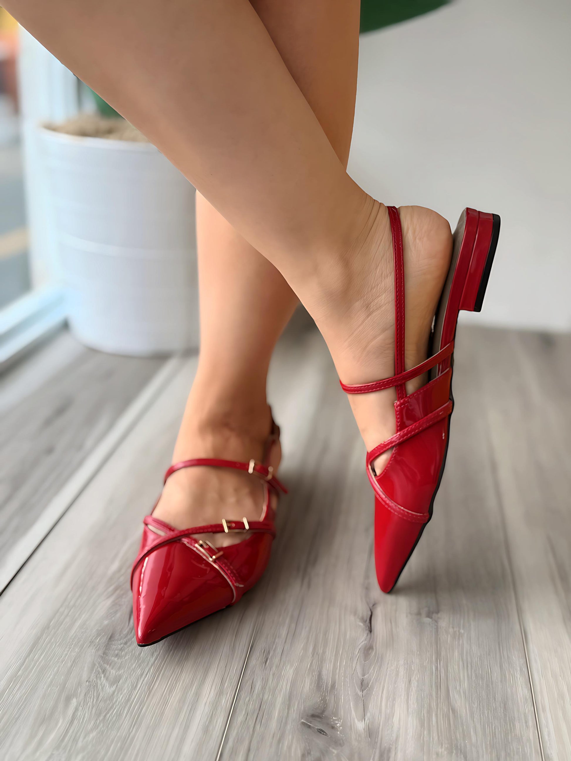 Iris red - Stela The Shoetique