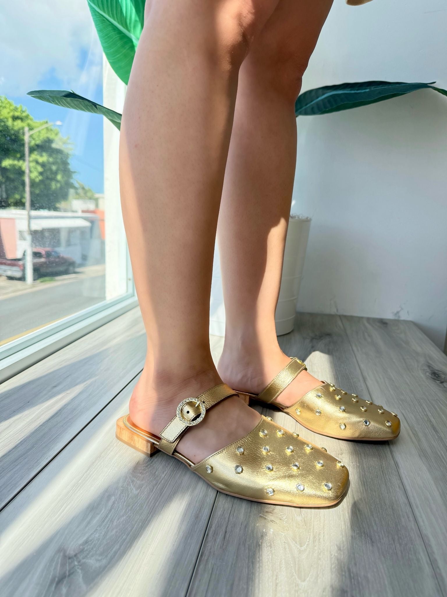 Olympia gold - Stela The Shoetique