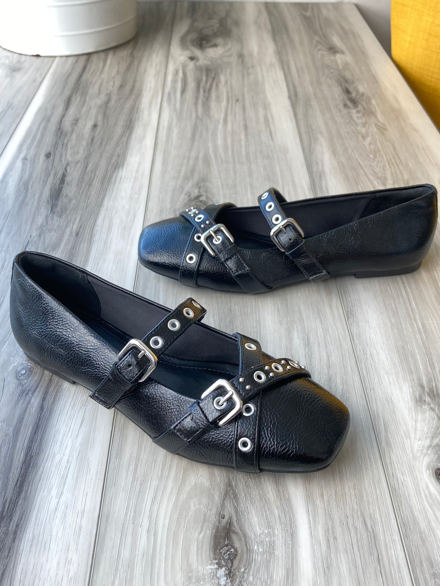 Kristal black ballerina 7,8 - Stela The Shoetique