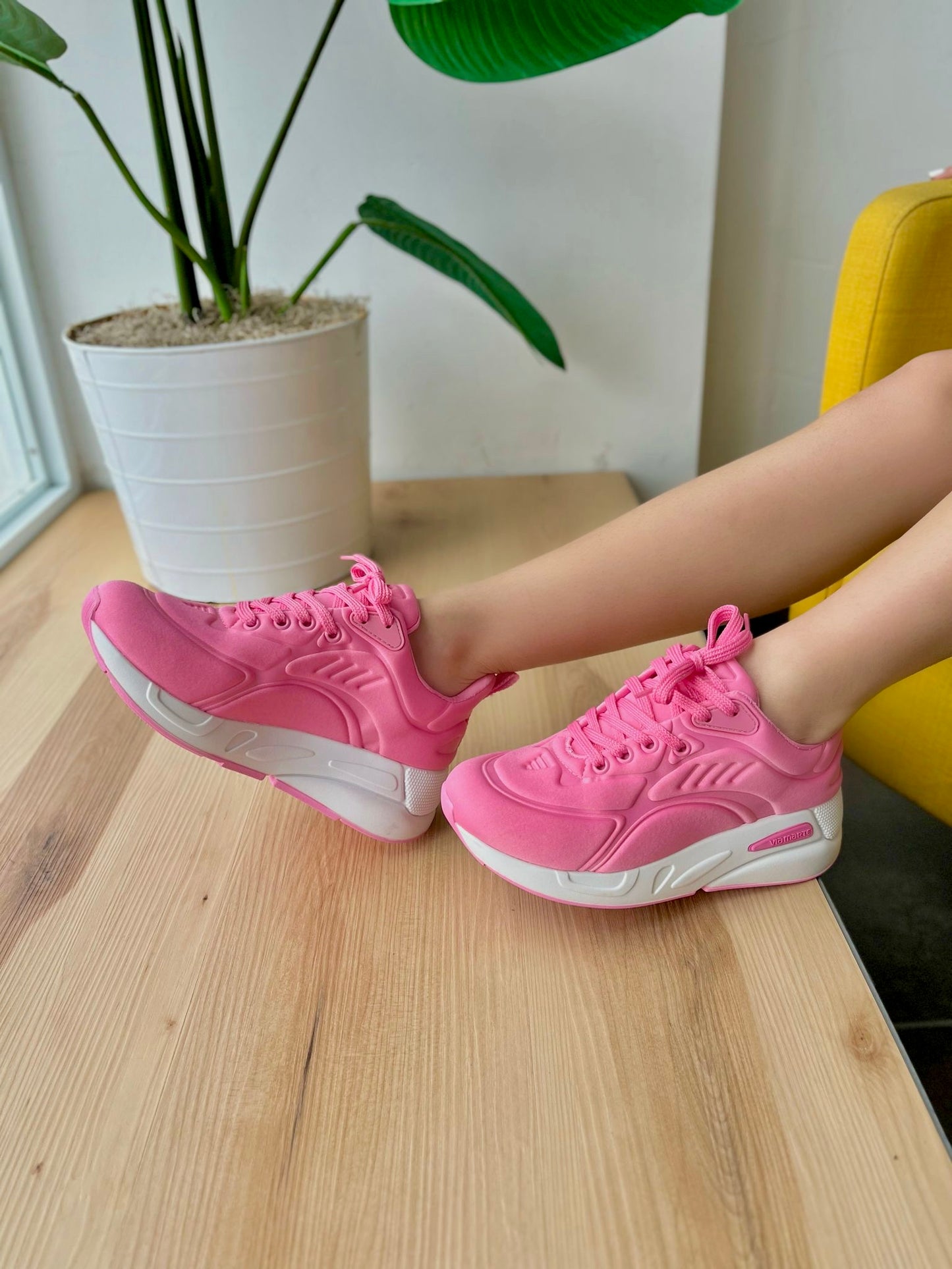Inna Pink Sneaker- 4,11 - Stela The Shoetique