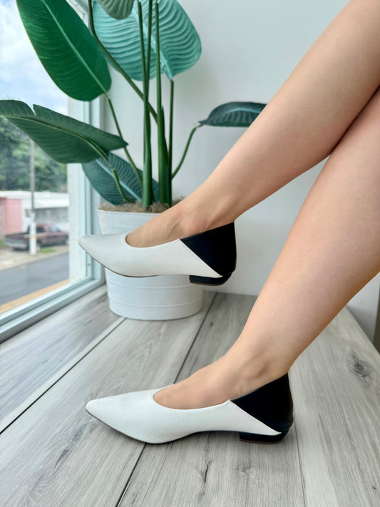 Azura blk/white - Stela The Shoetique