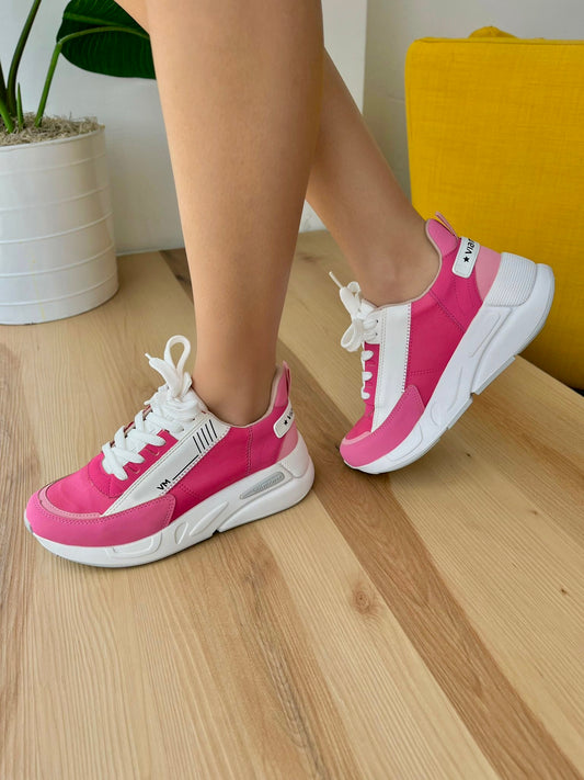 Aixaliz pink sneaker- size 4 - Stela The Shoetique