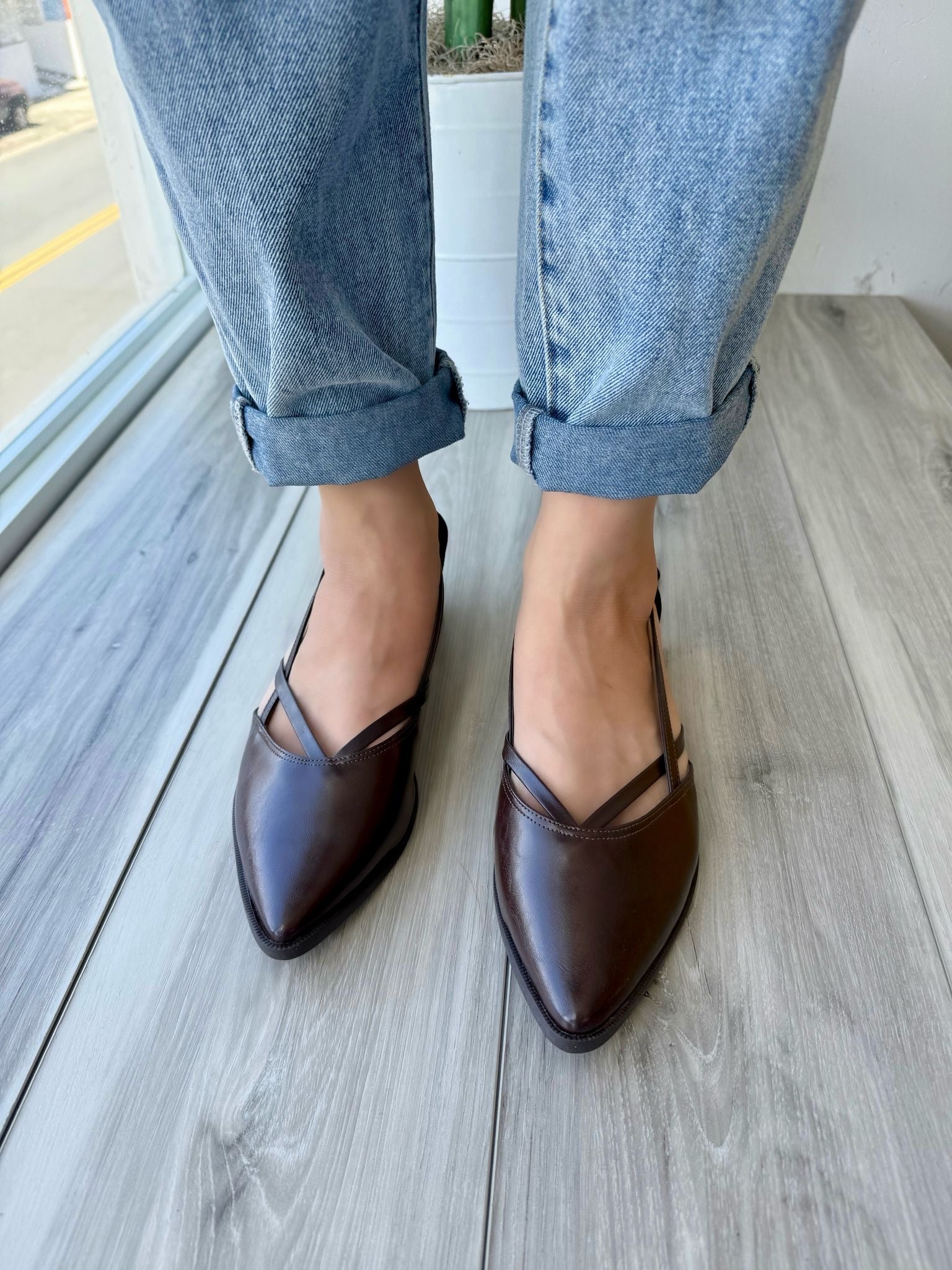 Nalva dark brown - Stela The Shoetique