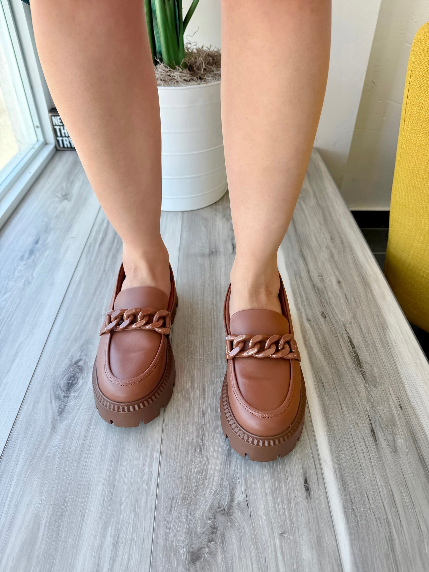 Emmy brown loafer 7,8 - Stela The Shoetique