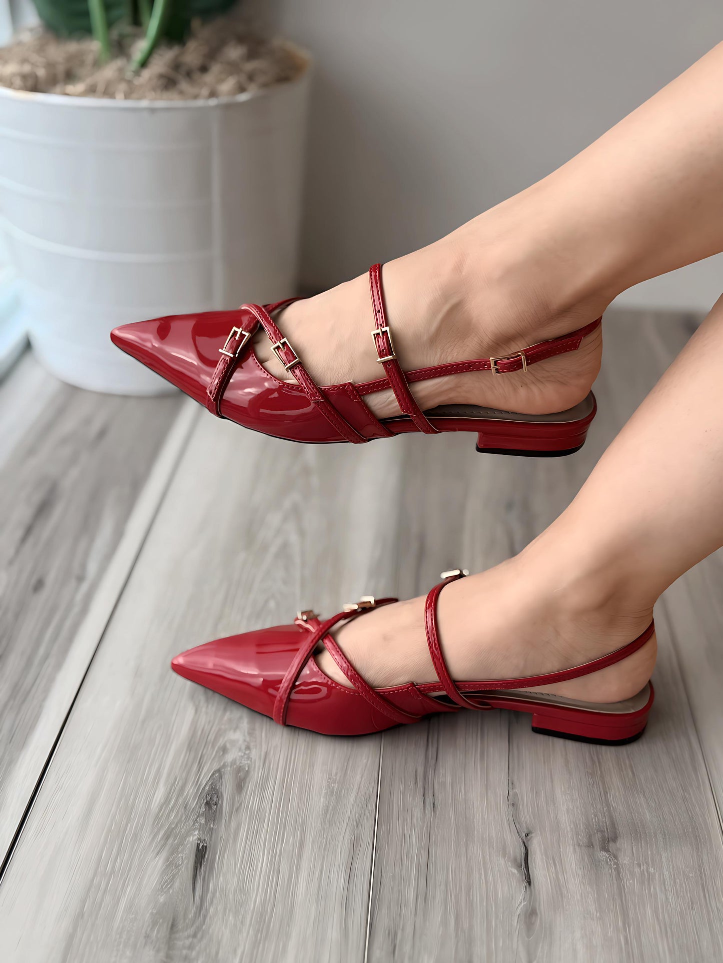 Iris red - Stela The Shoetique