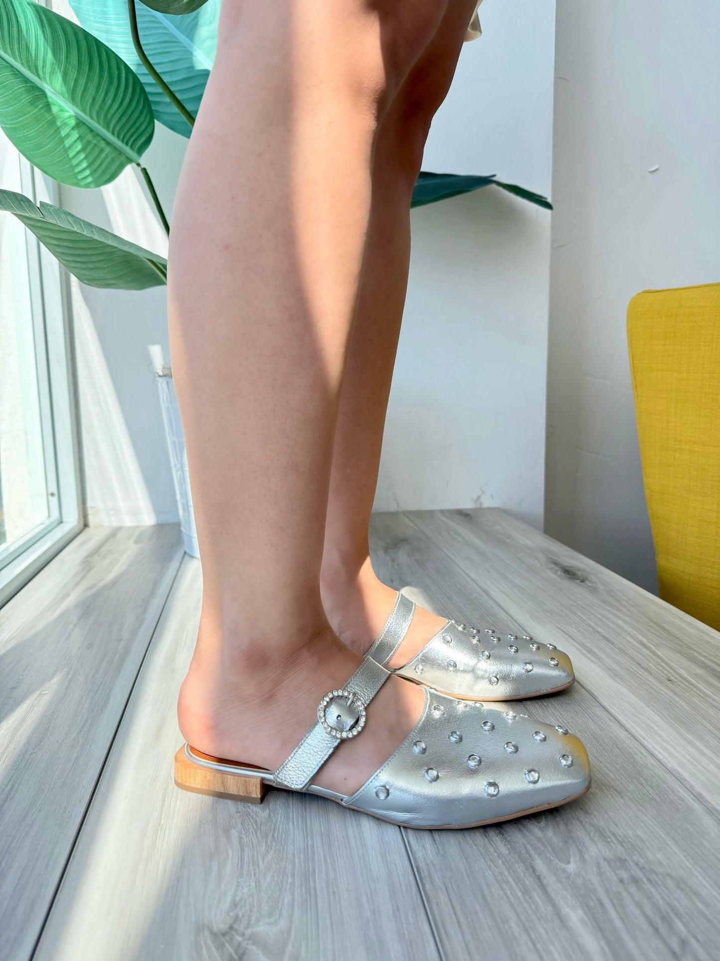 Olympia silver - Stela The Shoetique