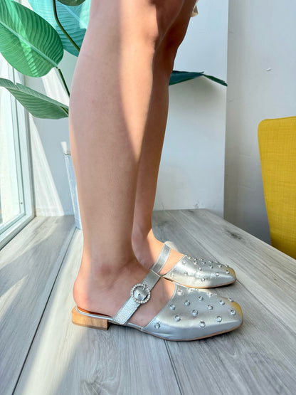 Olympia silver - Stela The Shoetique