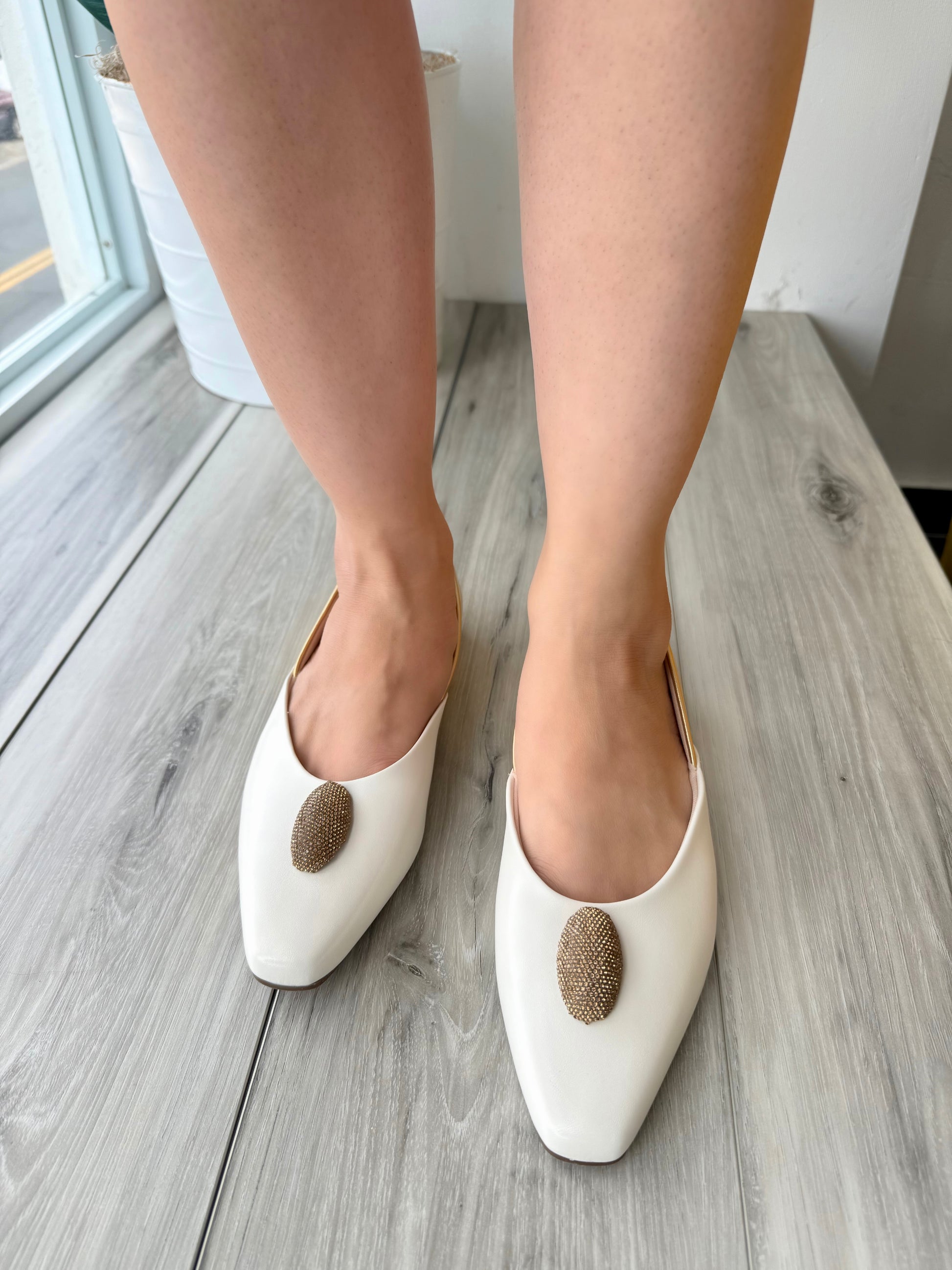 Pandora white gold 8,9 - Stela The Shoetique