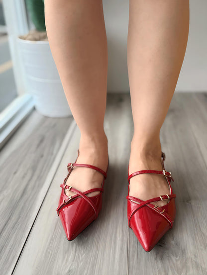 Iris red - Stela The Shoetique