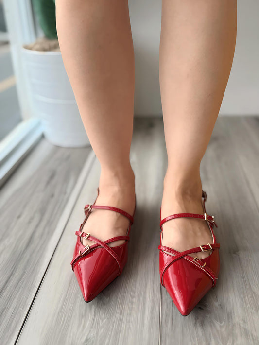 Iris red - Stela The Shoetique