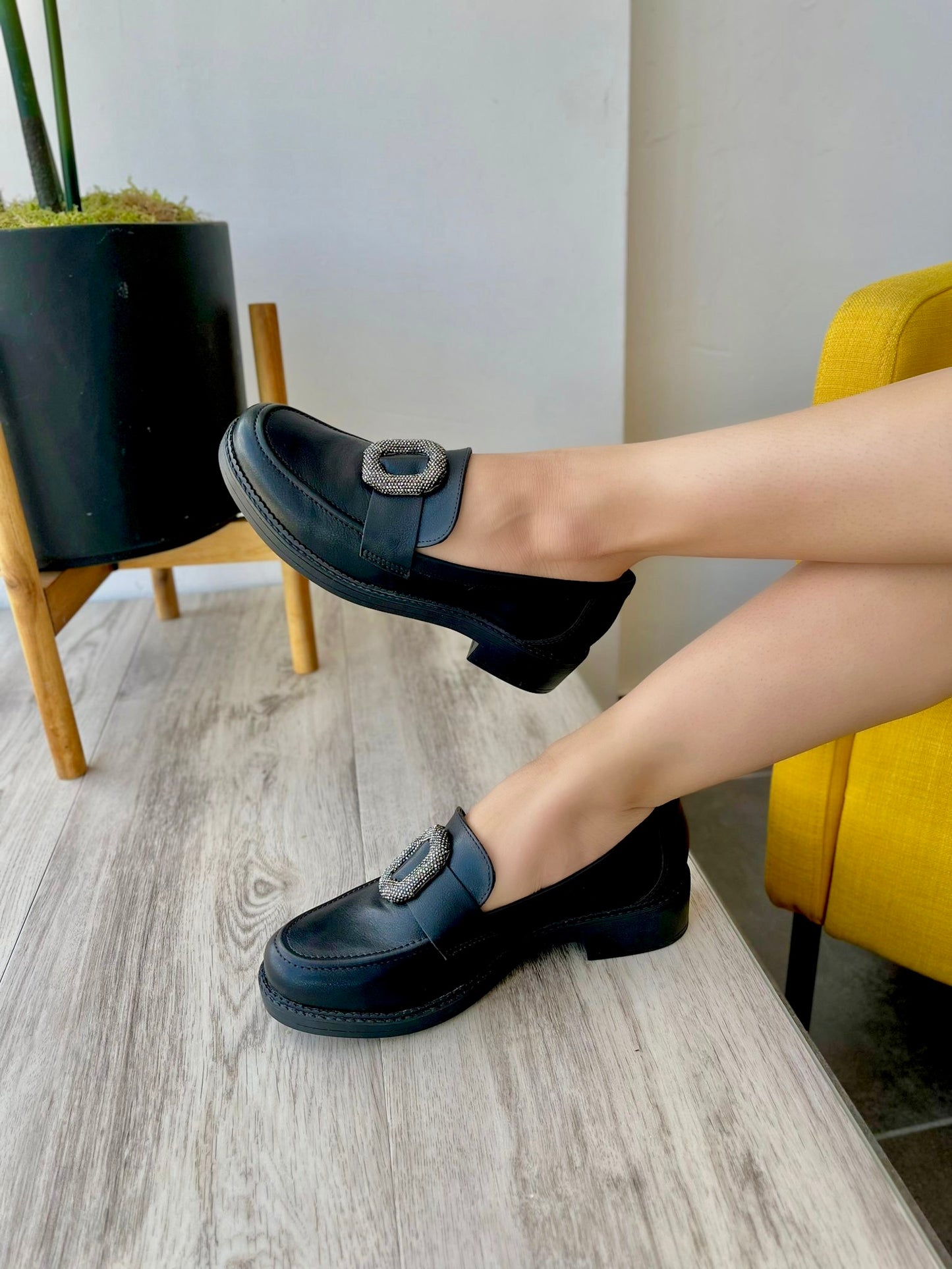Lau black loafer 8 - Stela The Shoetique