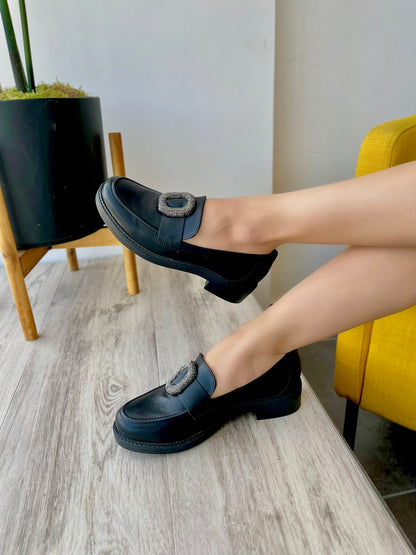Lau black loafer 8 - Stela The Shoetique