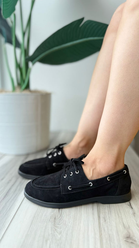 Hazel black loafer