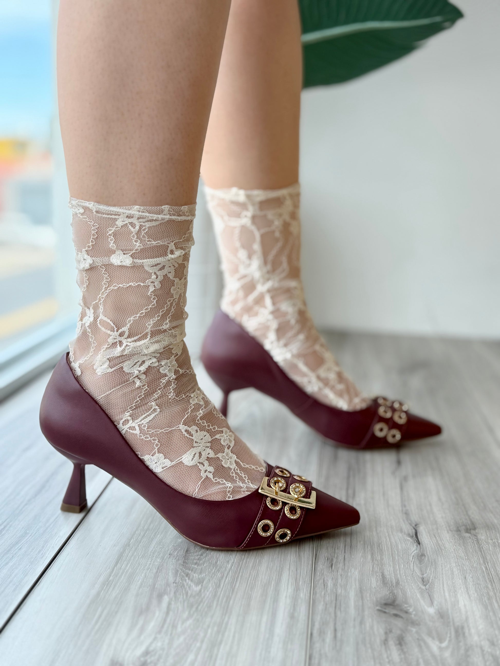 Freesia WINE - Stela The Shoetique