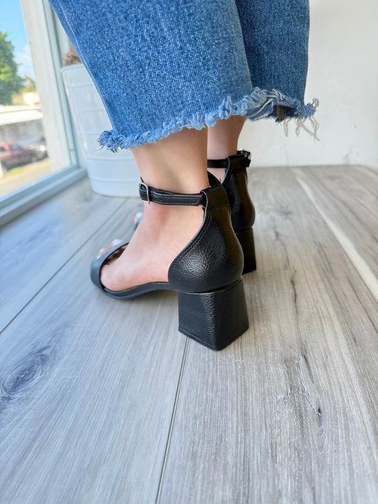 Susan black heel - Stela The Shoetique
