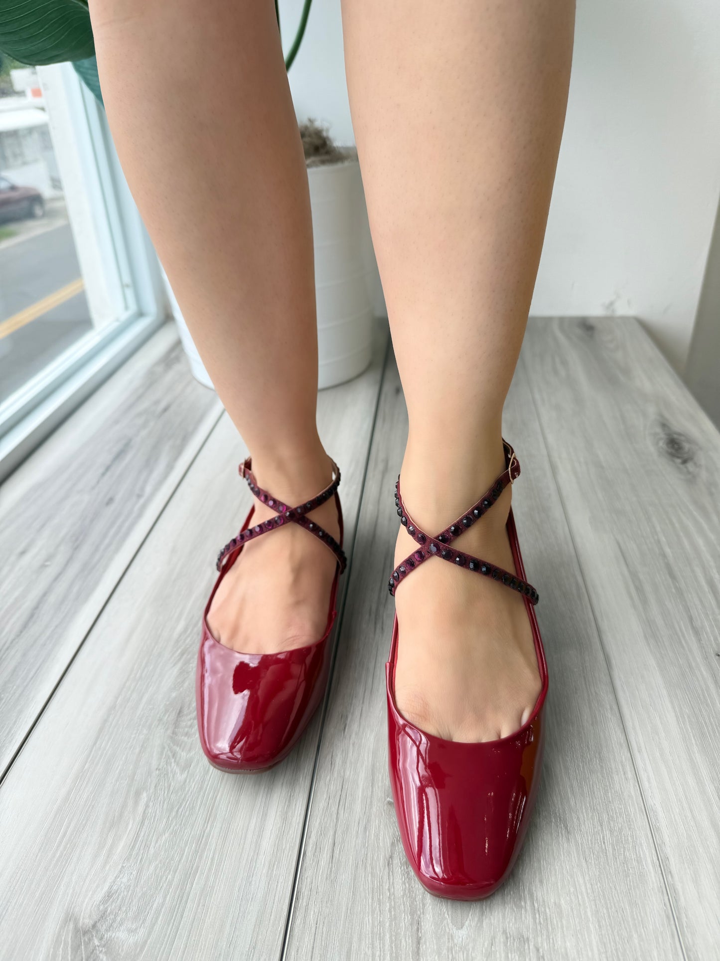 Midas deep red - Stela The Shoetique