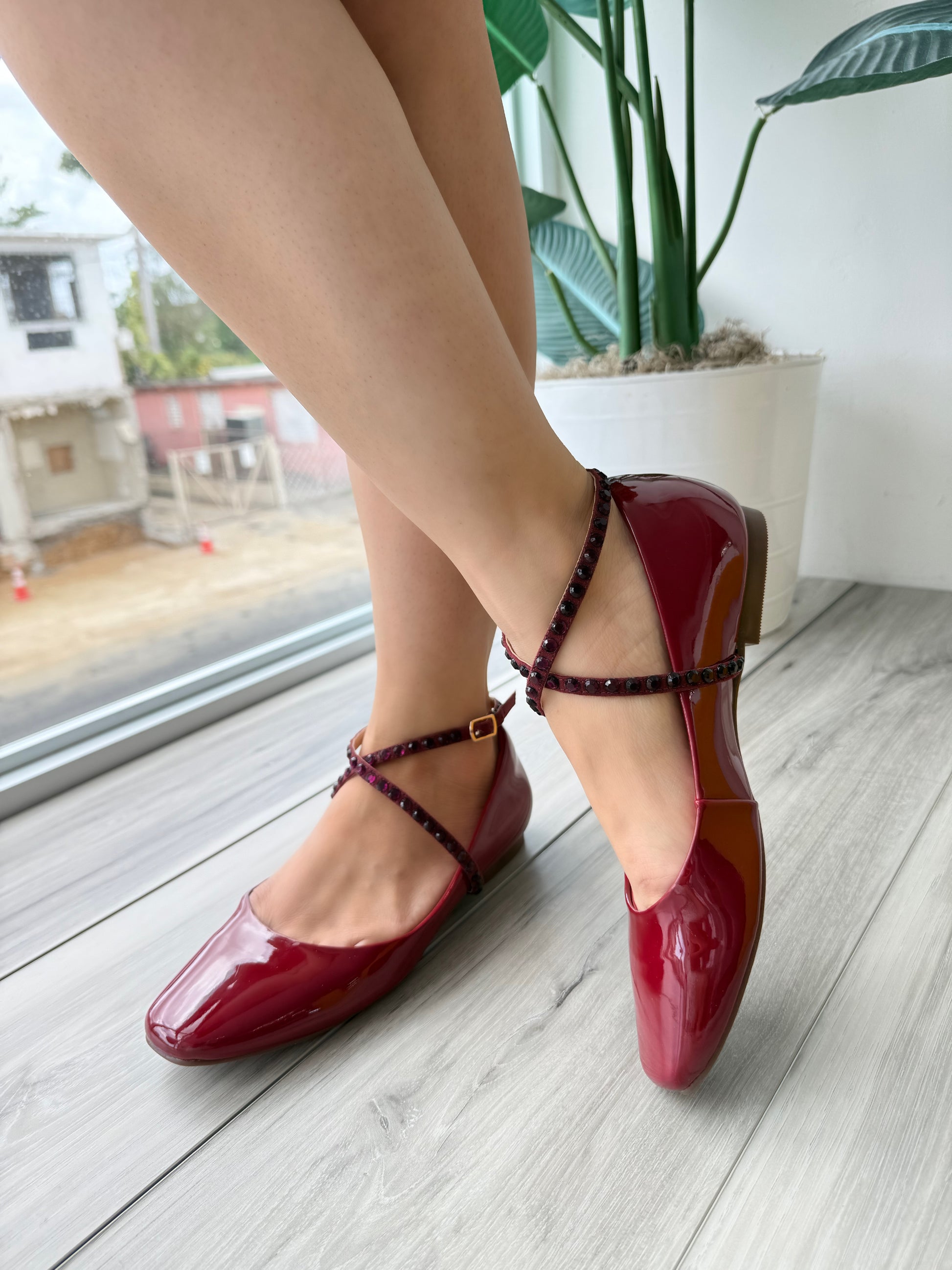 Midas deep red - Stela The Shoetique