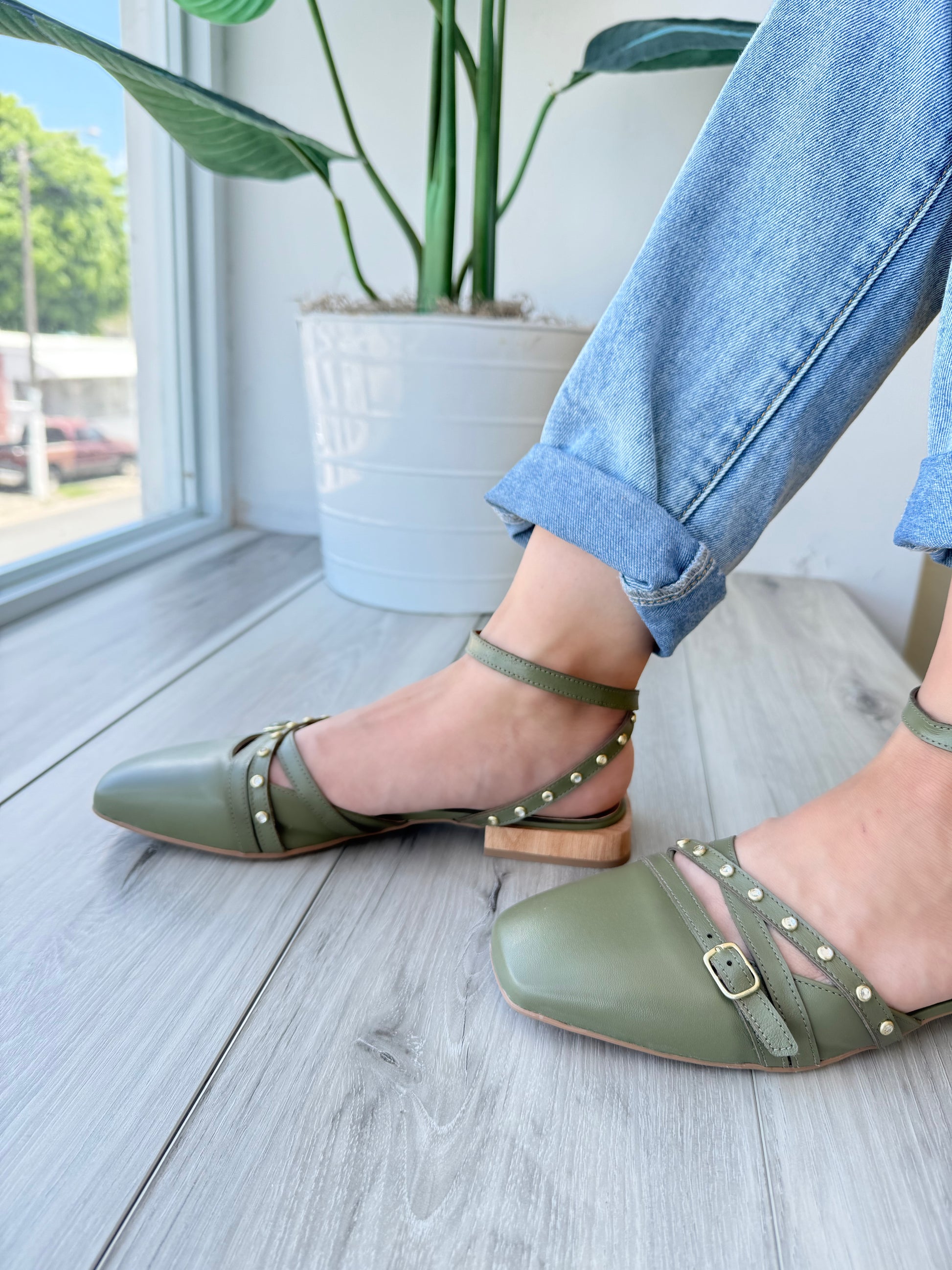 Fiorentina olive - Stela The Shoetique