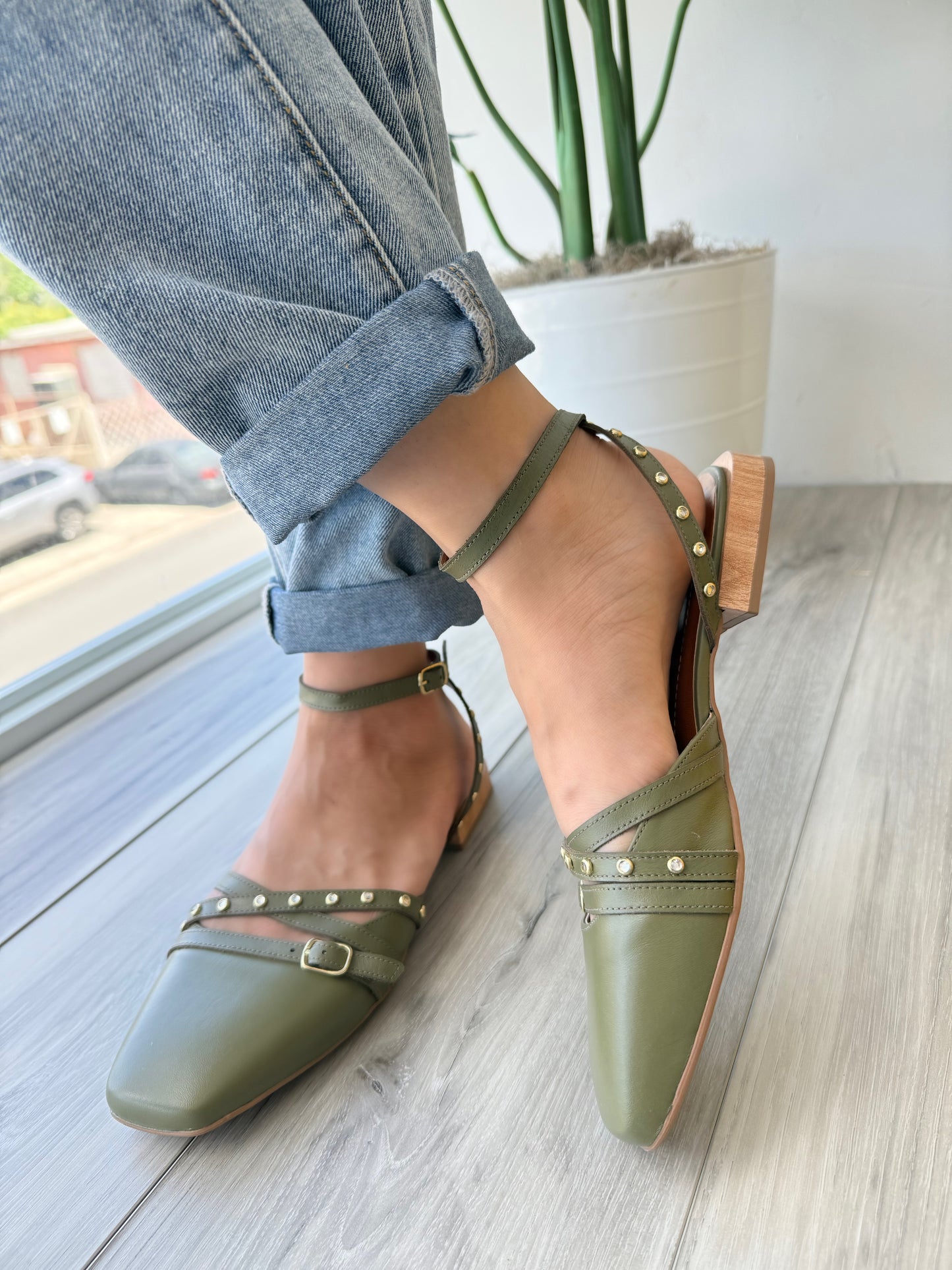 Fiorentina olive - Stela The Shoetique