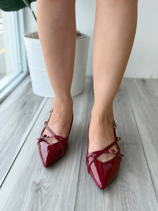 Mireya red - Stela The Shoetique