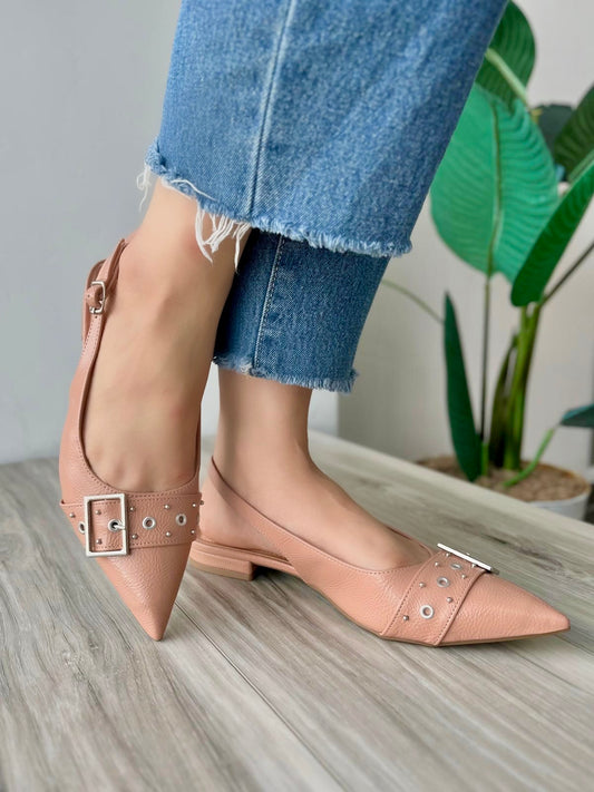 Polo beige slingback - Stela The Shoetique