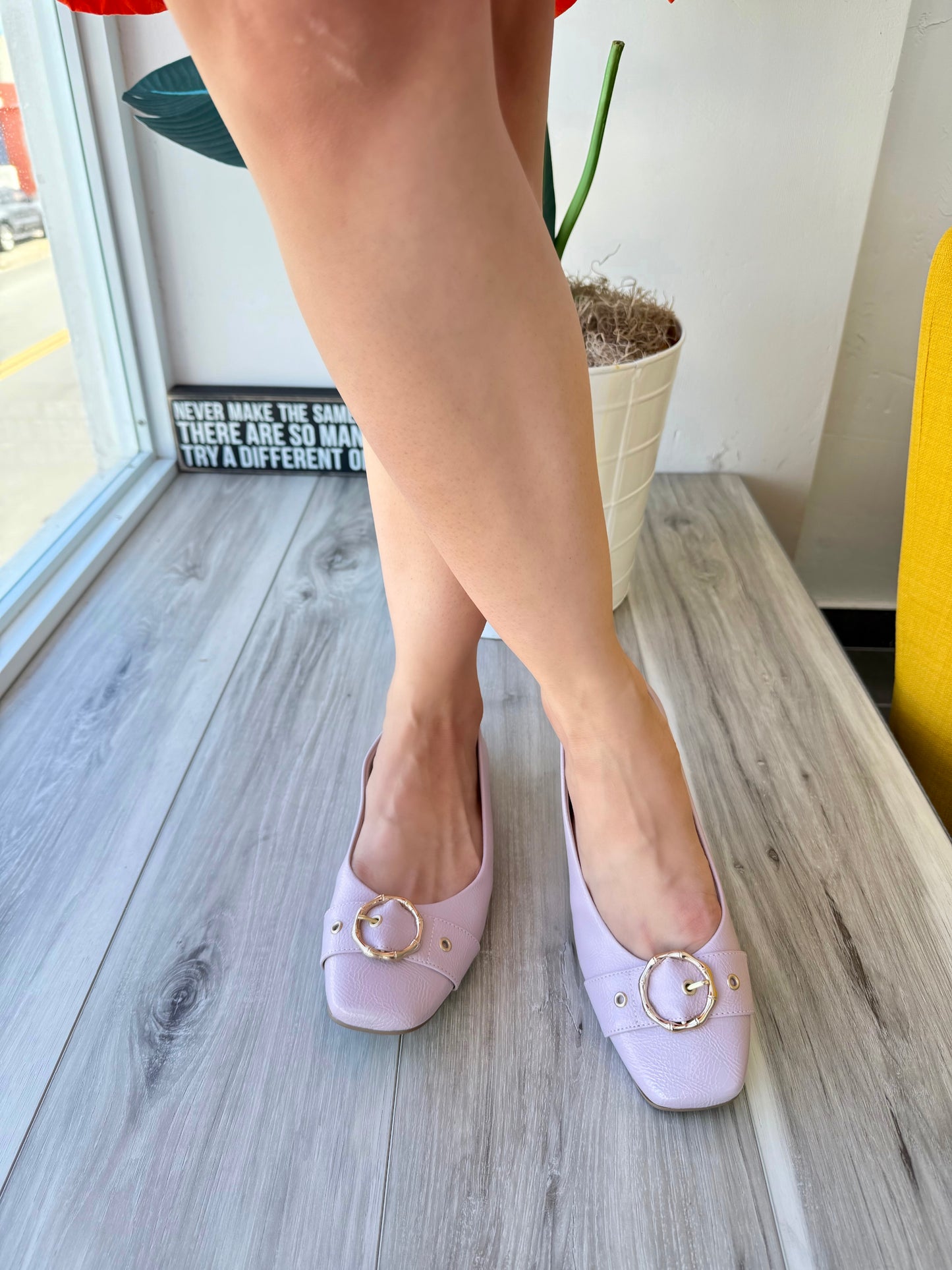 Antonella lila ballerina - Stela The Shoetique