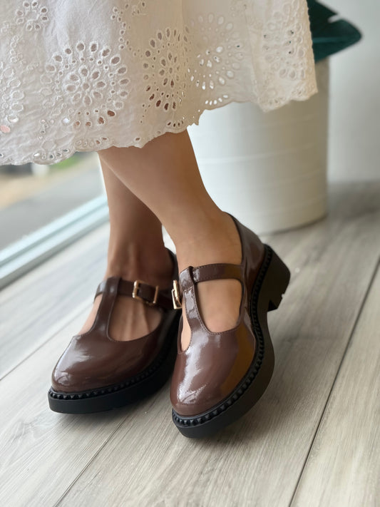 Bartolo dark brown 7,9 - Stela The Shoetique