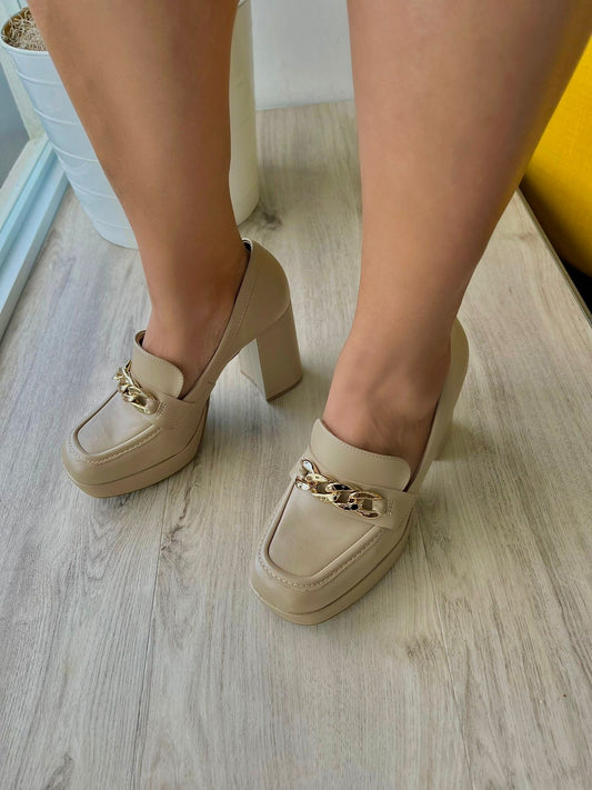 Vera beige - 10,11 - Stela The Shoetique