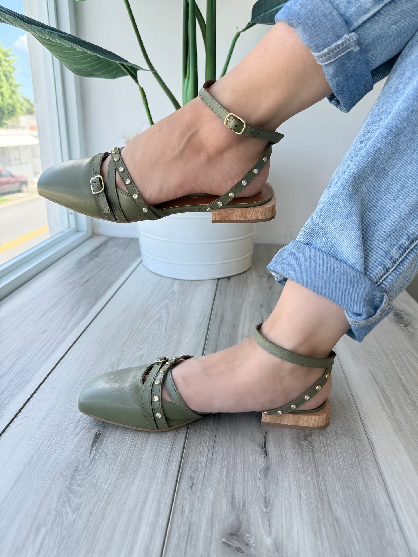 Fiorentina olive - Stela The Shoetique