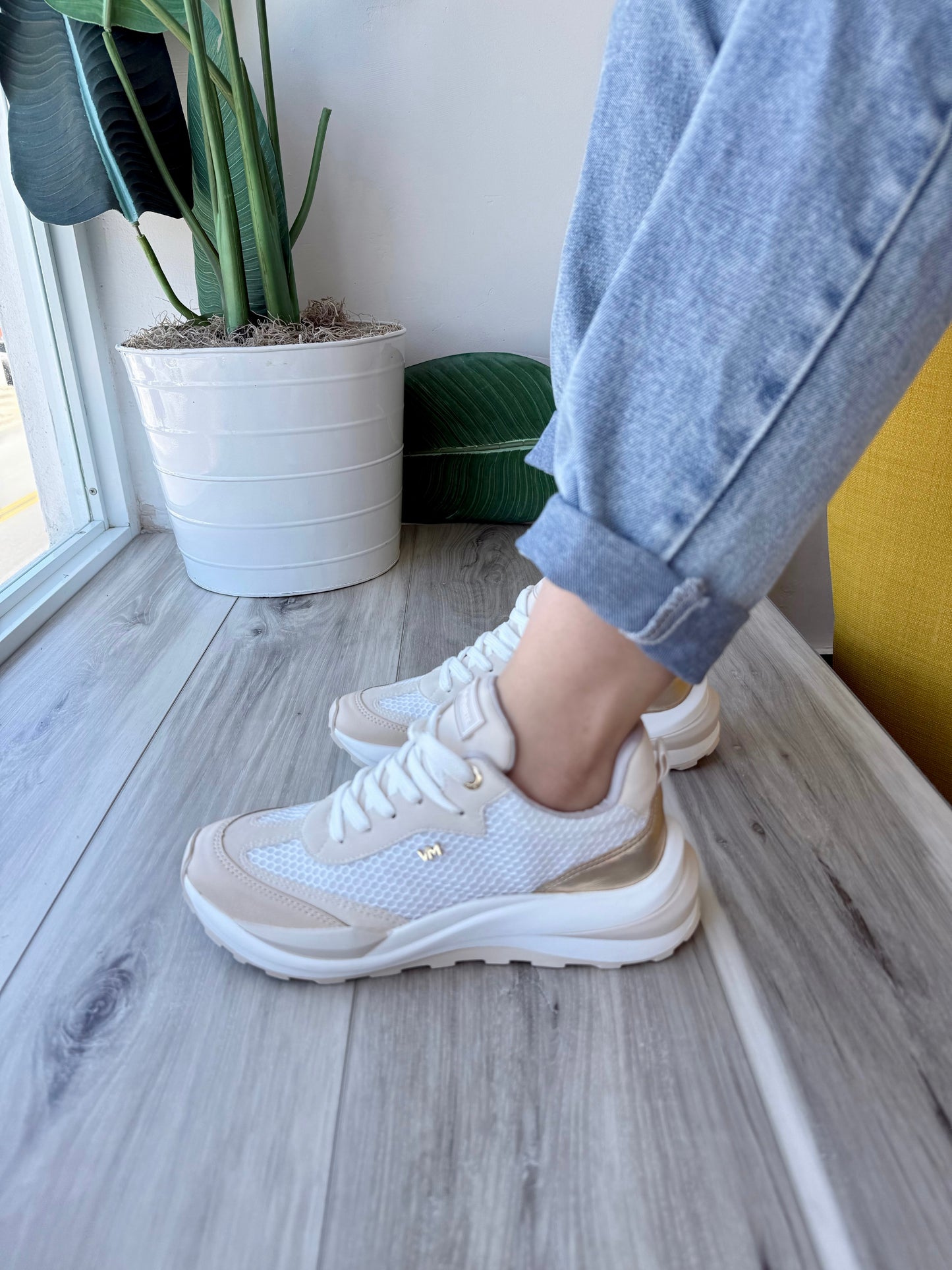 Rut Creme Low Sneaker - Stela The Shoetique
