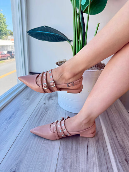 Lady beige slingback - Stela The Shoetique