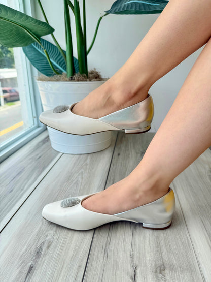 Pandora white silver - Stela The Shoetique