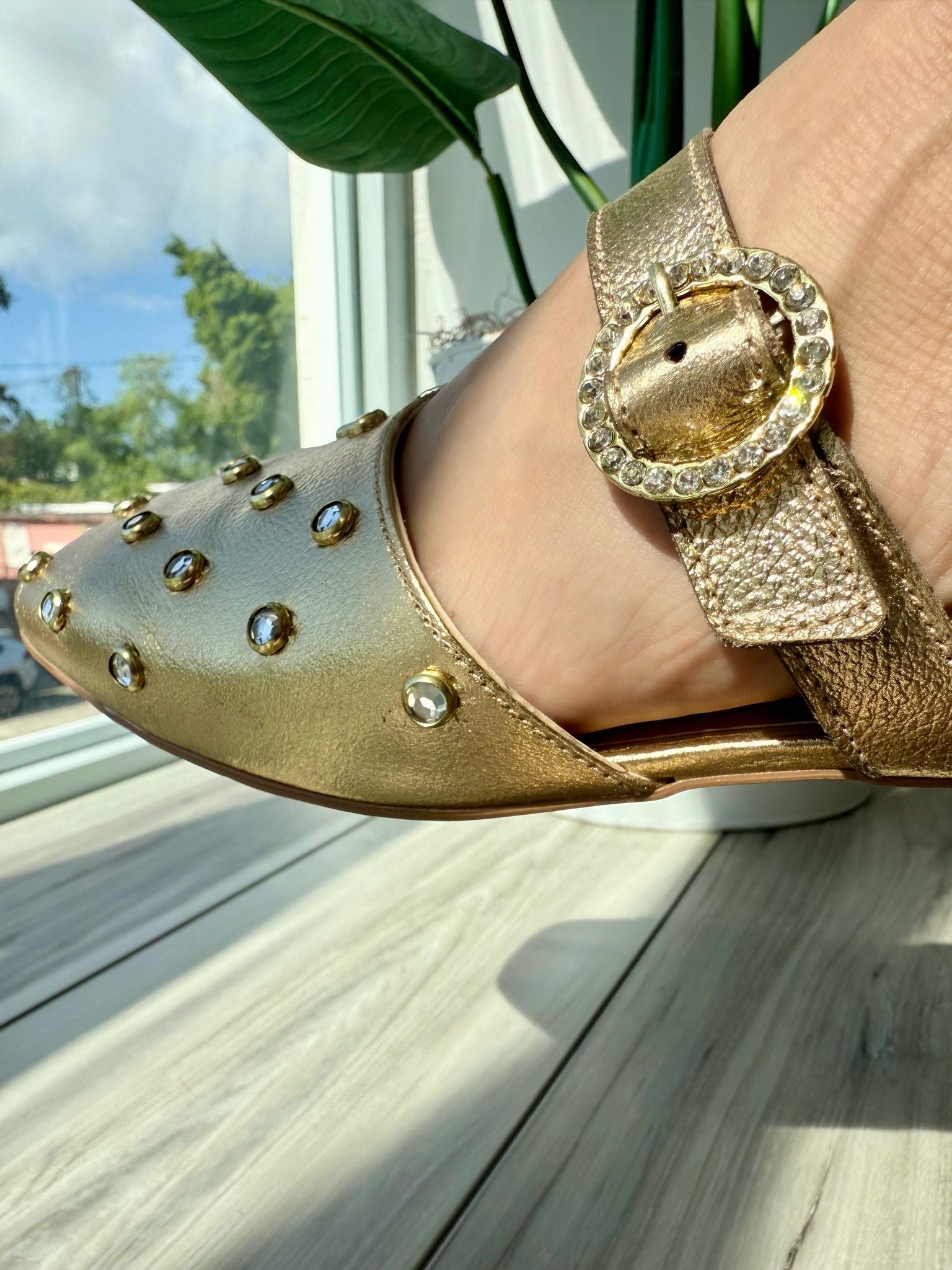 Olympia gold - Stela The Shoetique