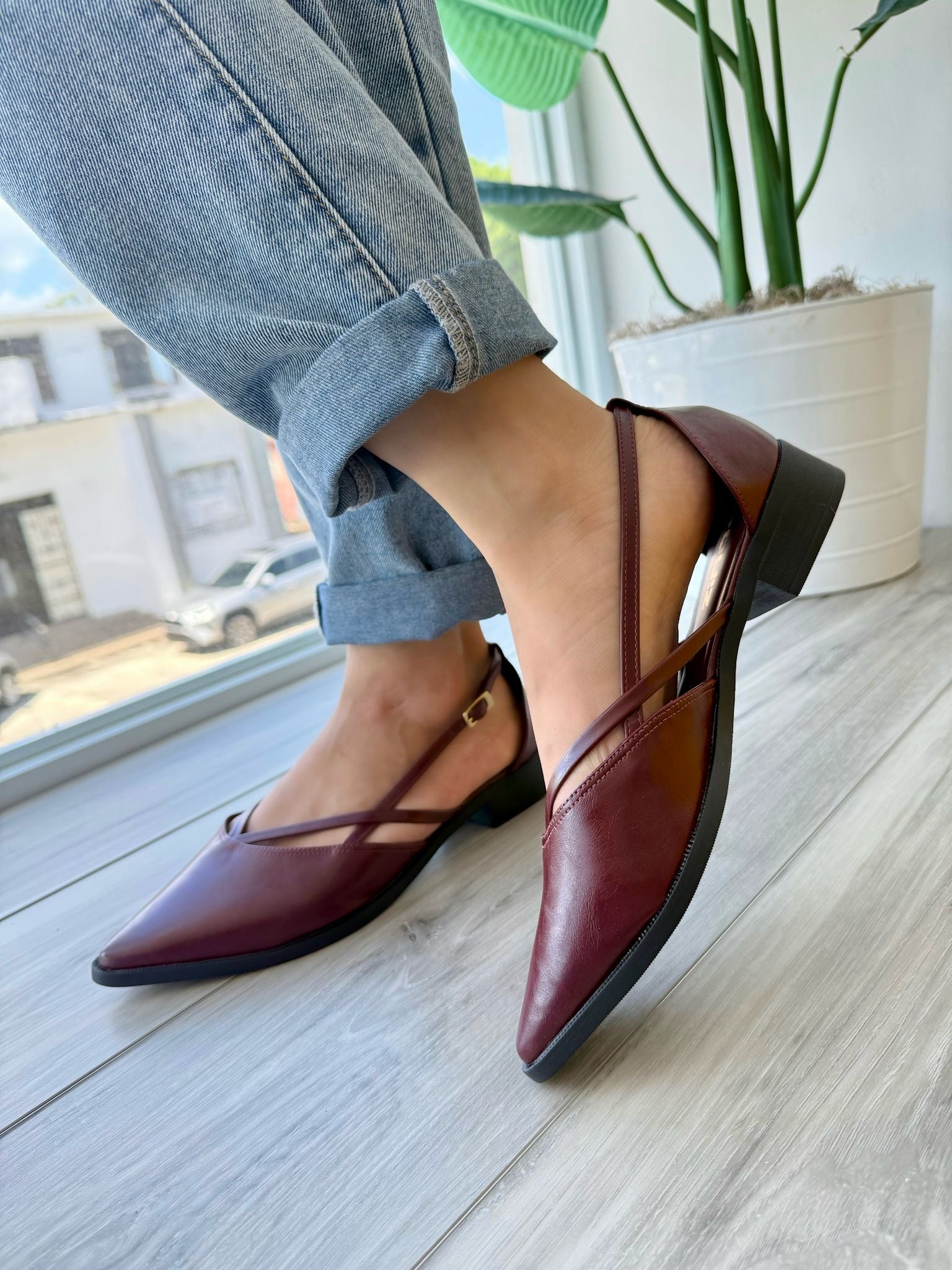 Nalva wine 8,9 - Stela The Shoetique