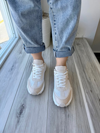 Rut Creme Low Sneaker - Stela The Shoetique