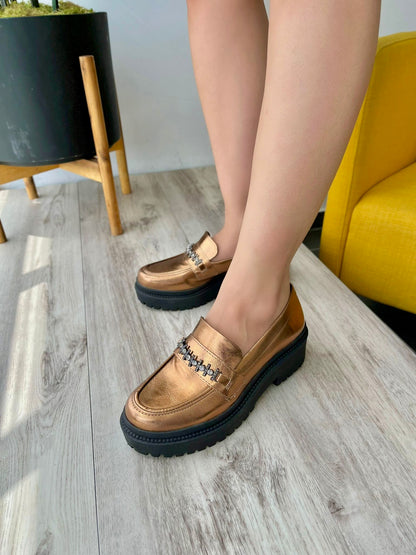 Mara cobre loafer 7 - Stela The Shoetique