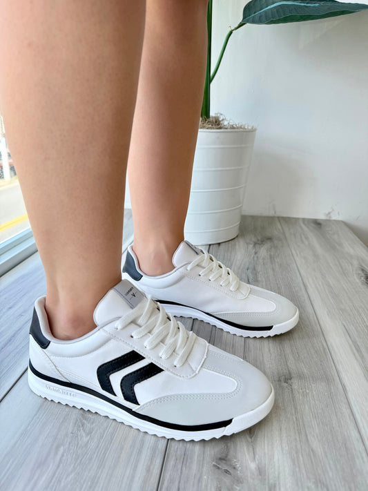 Isma blk white - Stela The Shoetique