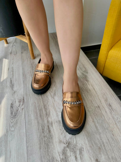 Mara cobre loafer 7 - Stela The Shoetique