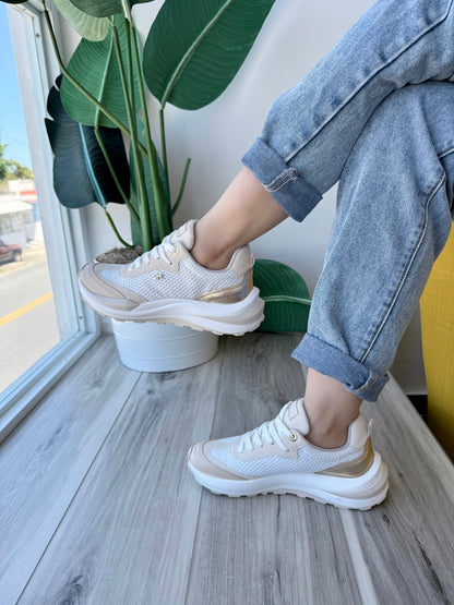 Rut Creme Low Sneaker - Stela The Shoetique